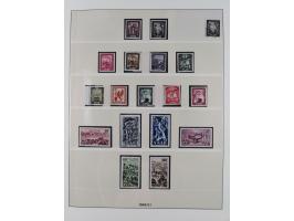 1945/90, ungebrauchte und postfrische Sammlung, oftmals komplett, dabei Bund/Berlin und DDR, DDR mit guten Dienstmarken inkl.