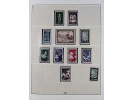 1945/90, ungebrauchte und postfrische Sammlung, oftmals komplett, dabei Bund/Berlin und DDR, DDR mit guten Dienstmarken inkl.