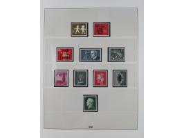 1945/90, ungebrauchte und postfrische Sammlung, oftmals komplett, dabei Bund/Berlin und DDR, DDR mit guten Dienstmarken inkl.