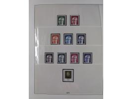 1945/90, ungebrauchte und postfrische Sammlung, oftmals komplett, dabei Bund/Berlin und DDR, DDR mit guten Dienstmarken inkl.