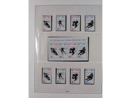 1945/90, ungebrauchte und postfrische Sammlung, oftmals komplett, dabei Bund/Berlin und DDR, DDR mit guten Dienstmarken inkl.