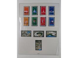 1945/90, ungebrauchte und postfrische Sammlung, oftmals komplett, dabei Bund/Berlin und DDR, DDR mit guten Dienstmarken inkl.