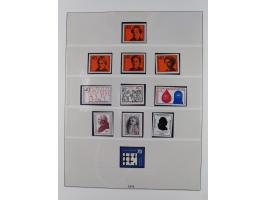 1945/90, ungebrauchte und postfrische Sammlung, oftmals komplett, dabei Bund/Berlin und DDR, DDR mit guten Dienstmarken inkl.