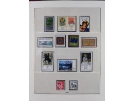 1945/90, ungebrauchte und postfrische Sammlung, oftmals komplett, dabei Bund/Berlin und DDR, DDR mit guten Dienstmarken inkl.