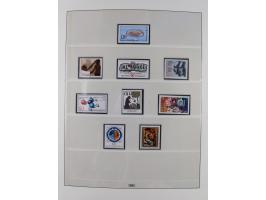 1945/90, ungebrauchte und postfrische Sammlung, oftmals komplett, dabei Bund/Berlin und DDR, DDR mit guten Dienstmarken inkl.