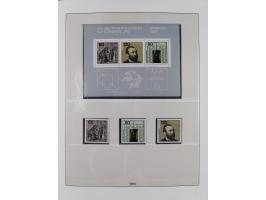 1945/90, ungebrauchte und postfrische Sammlung, oftmals komplett, dabei Bund/Berlin und DDR, DDR mit guten Dienstmarken inkl.