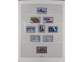 1945/90, ungebrauchte und postfrische Sammlung, oftmals komplett, dabei Bund/Berlin und DDR, DDR mit guten Dienstmarken inkl.