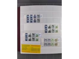 1945/90, ungebrauchte und postfrische Sammlung, oftmals komplett, dabei Bund/Berlin und DDR, DDR mit guten Dienstmarken inkl.