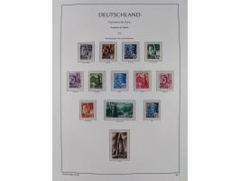 1945/90, ungebrauchte und postfrische Sammlung, oftmals komplett, dabei Bund/Berlin und DDR, DDR mit guten Dienstmarken inkl.
