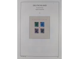 1945/90, ungebrauchte und postfrische Sammlung, oftmals komplett, dabei Bund/Berlin und DDR, DDR mit guten Dienstmarken inkl.