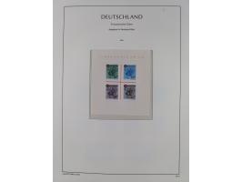 1945/90, ungebrauchte und postfrische Sammlung, oftmals komplett, dabei Bund/Berlin und DDR, DDR mit guten Dienstmarken inkl.