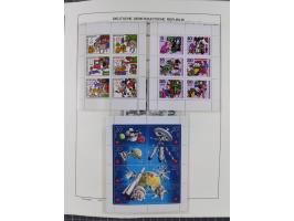 1945/90, ungebrauchte und postfrische Sammlung, oftmals komplett, dabei Bund/Berlin und DDR, DDR mit guten Dienstmarken inkl.