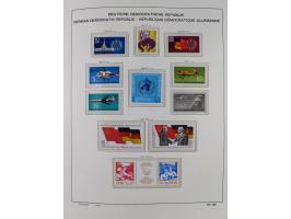 1945/90, ungebrauchte und postfrische Sammlung, oftmals komplett, dabei Bund/Berlin und DDR, DDR mit guten Dienstmarken inkl.