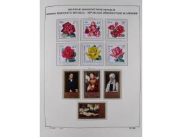 1945/90, ungebrauchte und postfrische Sammlung, oftmals komplett, dabei Bund/Berlin und DDR, DDR mit guten Dienstmarken inkl.