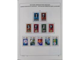 1945/90, ungebrauchte und postfrische Sammlung, oftmals komplett, dabei Bund/Berlin und DDR, DDR mit guten Dienstmarken inkl.