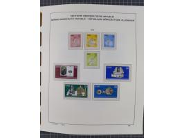 1945/90, ungebrauchte und postfrische Sammlung, oftmals komplett, dabei Bund/Berlin und DDR, DDR mit guten Dienstmarken inkl.