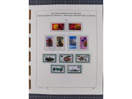 1945/90, ungebrauchte und postfrische Sammlung, oftmals komplett, dabei Bund/Berlin und DDR, DDR mit guten Dienstmarken inkl.