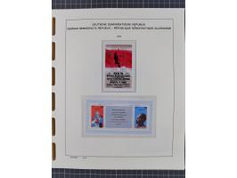 1945/90, ungebrauchte und postfrische Sammlung, oftmals komplett, dabei Bund/Berlin und DDR, DDR mit guten Dienstmarken inkl.