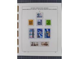1945/90, ungebrauchte und postfrische Sammlung, oftmals komplett, dabei Bund/Berlin und DDR, DDR mit guten Dienstmarken inkl.