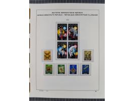 1945/90, ungebrauchte und postfrische Sammlung, oftmals komplett, dabei Bund/Berlin und DDR, DDR mit guten Dienstmarken inkl.