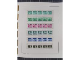 1945/90, ungebrauchte und postfrische Sammlung, oftmals komplett, dabei Bund/Berlin und DDR, DDR mit guten Dienstmarken inkl.