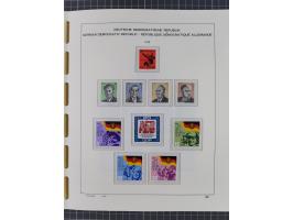 1945/90, ungebrauchte und postfrische Sammlung, oftmals komplett, dabei Bund/Berlin und DDR, DDR mit guten Dienstmarken inkl.