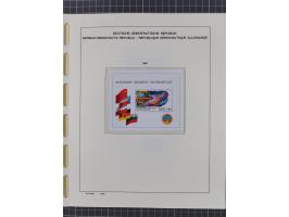 1945/90, ungebrauchte und postfrische Sammlung, oftmals komplett, dabei Bund/Berlin und DDR, DDR mit guten Dienstmarken inkl.