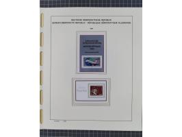 1945/90, ungebrauchte und postfrische Sammlung, oftmals komplett, dabei Bund/Berlin und DDR, DDR mit guten Dienstmarken inkl.