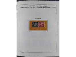 1945/90, ungebrauchte und postfrische Sammlung, oftmals komplett, dabei Bund/Berlin und DDR, DDR mit guten Dienstmarken inkl.