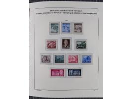 1945/90, ungebrauchte und postfrische Sammlung, oftmals komplett, dabei Bund/Berlin und DDR, DDR mit guten Dienstmarken inkl.