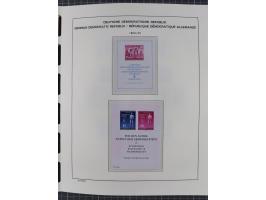 1945/90, ungebrauchte und postfrische Sammlung, oftmals komplett, dabei Bund/Berlin und DDR, DDR mit guten Dienstmarken inkl.