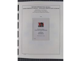 1945/90, ungebrauchte und postfrische Sammlung, oftmals komplett, dabei Bund/Berlin und DDR, DDR mit guten Dienstmarken inkl.