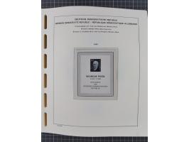 1945/90, ungebrauchte und postfrische Sammlung, oftmals komplett, dabei Bund/Berlin und DDR, DDR mit guten Dienstmarken inkl.