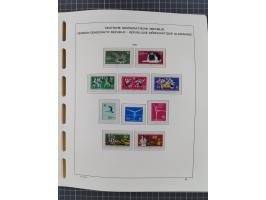 1945/90, ungebrauchte und postfrische Sammlung, oftmals komplett, dabei Bund/Berlin und DDR, DDR mit guten Dienstmarken inkl.