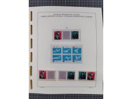 1945/90, ungebrauchte und postfrische Sammlung, oftmals komplett, dabei Bund/Berlin und DDR, DDR mit guten Dienstmarken inkl.