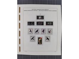 1945/90, ungebrauchte und postfrische Sammlung, oftmals komplett, dabei Bund/Berlin und DDR, DDR mit guten Dienstmarken inkl.