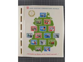1945/90, ungebrauchte und postfrische Sammlung, oftmals komplett, dabei Bund/Berlin und DDR, DDR mit guten Dienstmarken inkl.