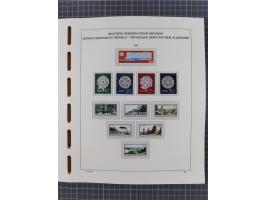 1945/90, ungebrauchte und postfrische Sammlung, oftmals komplett, dabei Bund/Berlin und DDR, DDR mit guten Dienstmarken inkl.