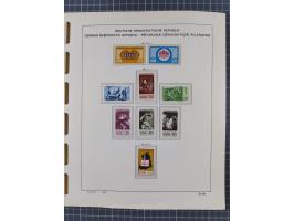1945/90, ungebrauchte und postfrische Sammlung, oftmals komplett, dabei Bund/Berlin und DDR, DDR mit guten Dienstmarken inkl.