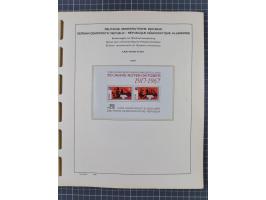 1945/90, ungebrauchte und postfrische Sammlung, oftmals komplett, dabei Bund/Berlin und DDR, DDR mit guten Dienstmarken inkl.