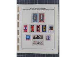 1945/90, ungebrauchte und postfrische Sammlung, oftmals komplett, dabei Bund/Berlin und DDR, DDR mit guten Dienstmarken inkl.