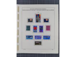 1945/90, ungebrauchte und postfrische Sammlung, oftmals komplett, dabei Bund/Berlin und DDR, DDR mit guten Dienstmarken inkl.
