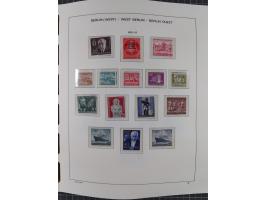 1945/90, ungebrauchte und postfrische Sammlung, oftmals komplett, dabei Bund/Berlin und DDR, DDR mit guten Dienstmarken inkl.