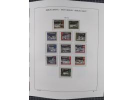 1945/90, ungebrauchte und postfrische Sammlung, oftmals komplett, dabei Bund/Berlin und DDR, DDR mit guten Dienstmarken inkl.