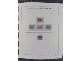 1945/90, ungebrauchte und postfrische Sammlung, oftmals komplett, dabei Bund/Berlin und DDR, DDR mit guten Dienstmarken inkl.