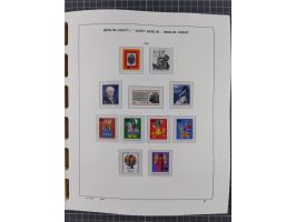 1945/90, ungebrauchte und postfrische Sammlung, oftmals komplett, dabei Bund/Berlin und DDR, DDR mit guten Dienstmarken inkl.