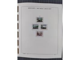 1945/90, ungebrauchte und postfrische Sammlung, oftmals komplett, dabei Bund/Berlin und DDR, DDR mit guten Dienstmarken inkl.