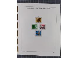 1945/90, ungebrauchte und postfrische Sammlung, oftmals komplett, dabei Bund/Berlin und DDR, DDR mit guten Dienstmarken inkl.