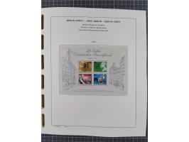 1945/90, ungebrauchte und postfrische Sammlung, oftmals komplett, dabei Bund/Berlin und DDR, DDR mit guten Dienstmarken inkl.