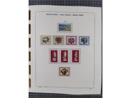 1945/90, ungebrauchte und postfrische Sammlung, oftmals komplett, dabei Bund/Berlin und DDR, DDR mit guten Dienstmarken inkl.